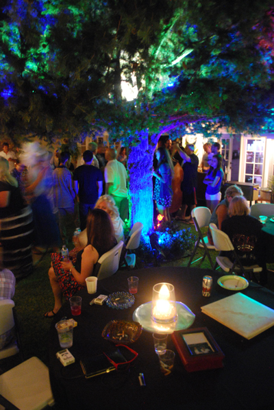 artificial greenery, trees, party